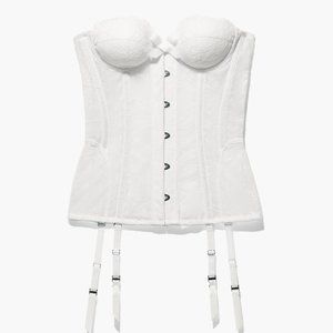 Savage x Fenty White Lace Corset